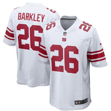 Load image into Gallery viewer, Saquon Barkley New York Giants Nike Game Jersey – White