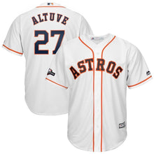 Load image into Gallery viewer, Jose Altuve Houston Astros Majestic 2019 Postseason Official Cool Base Player Jersey - White