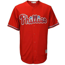 Load image into Gallery viewer, Maikel Franco Philadelphia Phillies Majestic Official Cool Base Player Jersey-Scarlet/White