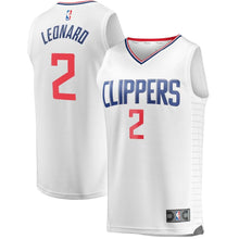 Load image into Gallery viewer, Kawhi Leonard LA Clippers Fanatics Branded Fast Break Replica Jersey White - Association Edition