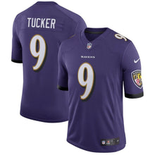 Load image into Gallery viewer, Justin Tucker Baltimore Ravens Nike Speed Machine Limited Player Jersey - Purple