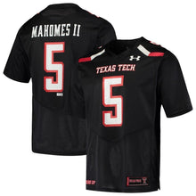 Load image into Gallery viewer, Patrick Mahomes Texas Tech Red Raiders Under Armour Replica Alumni Jersey - Black