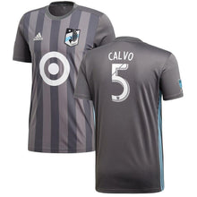 Load image into Gallery viewer, Francisco Calvo Minnesota United FC 2018 Primary Player Jersey – Gray