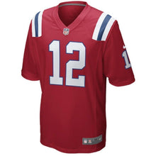 Load image into Gallery viewer, Tom Brady New England Patriots Nike Alternate Game Jersey - Red