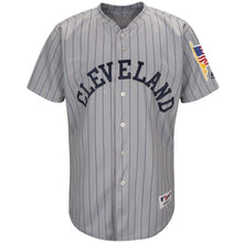 Load image into Gallery viewer, Jason Kipnis Cleveland Indians Majestic 1917 Turn Back the Clock Player Jersey - Gray
