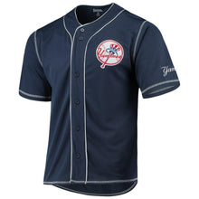 Load image into Gallery viewer, New York Yankees Stitches Team Color Button-Down Jersey - Navy/White