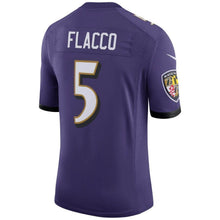 Load image into Gallery viewer, Joe Flacco Baltimore Ravens Nike Speed Machine Limited Player Jersey - Purple