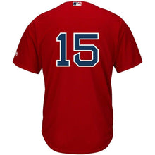 Load image into Gallery viewer, Dustin Pedroia Boston Red Sox Majestic Alternate Official Cool Base Replica Player Jersey - Scarlet