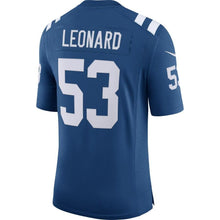 Load image into Gallery viewer, Darius Leonard Indianapolis Colts Nike NFL 100 Vapor Limited Jersey - Royal