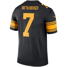 Load image into Gallery viewer, Ben Roethlisberger Pittsburgh Steelers Nike Color Rush Legend Jersey - Black