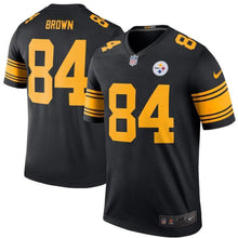 Load image into Gallery viewer, Antonio Brown Pittsburgh Steelers Nike Color Rush Legend Jersey - Black