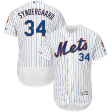 Load image into Gallery viewer, Noah Syndergaard New York Mets Majestic Alternate Collection Flex Base Jersey - Royal/White