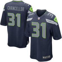 Load image into Gallery viewer, Kam Chancellor Seattle Seahawks Nike Game Jersey - College Navy