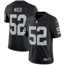 Load image into Gallery viewer, Khalil Mack Oakland Raiders Nike Vapor Untouchable Limited Player Jersey - Black