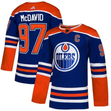 Load image into Gallery viewer, Connor McDavid Edmonton Oilers adidas Alternate Player Jersey - Royal
