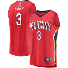 Load image into Gallery viewer, Josh Hart New Orleans Pelicans Fanatics Branded Fast Break Jersey Red - Statement Edition