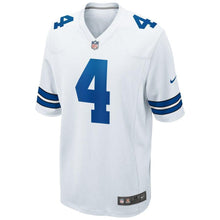 Load image into Gallery viewer, Dak Prescott Dallas Cowboys Nike Game Jersey - White