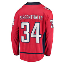 Load image into Gallery viewer, Jonas Siegenthaler Washington Capitals Fanatics Branded Home Breakaway Player Jersey - Red