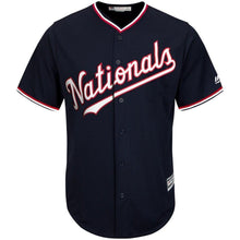 Load image into Gallery viewer, Max Scherzer Washington Nationals Majestic Alternate Official Cool Base Replica Player Jersey - Navy