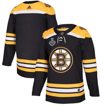 Load image into Gallery viewer, Boston Bruins adidas 2019 Stanley Cup Final Bound Home Patch Jersey - Black