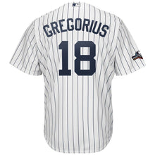Load image into Gallery viewer, Didi Gregorius New York Yankees Majestic 2019 Postseason Official Cool Base Player Jersey - White/Navy
