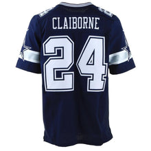 Load image into Gallery viewer, Men's Nike Morris Claiborne Navy Blue Dallas Cowboys Elite Jersey