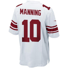 Load image into Gallery viewer, Eli Manning New York Giants Nike Game Jersey - White