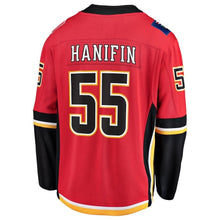 Load image into Gallery viewer, Noah Hanifin Calgary Flames Fanatics Branded Home Breakaway Player Jersey - Red
