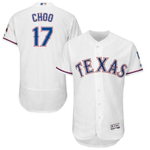 Load image into Gallery viewer, Shin-Soo Choo Texas Rangers Majestic Home Flex Base Collection Player Jersey - White