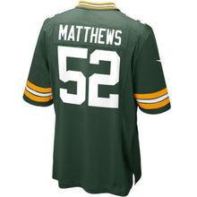 Load image into Gallery viewer, Clay Matthews Green Bay Packers Nike Game Jersey - Green