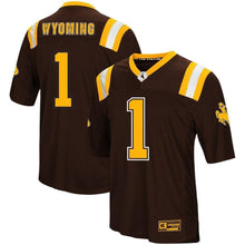 Load image into Gallery viewer, Wyoming Cowboys Colosseum Foos-Ball Football Jersey - Brown