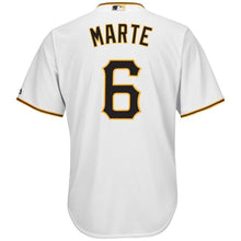 Load image into Gallery viewer, Starling Marte Pittsburgh Pirates Majestic Cool Base Player Jersey - White