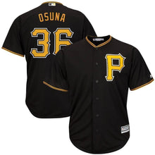 Load image into Gallery viewer, Jose Osuna Pittsburgh Pirates Majestic Alternate Cool Base Replica Player Jersey - Black