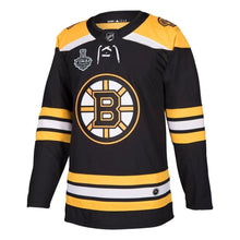 Load image into Gallery viewer, Boston Bruins adidas 2019 Stanley Cup Final Bound Home Patch Jersey - Black
