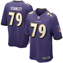 Load image into Gallery viewer, Ronnie Stanley Baltimore Ravens Nike Game Jersey - Purple
