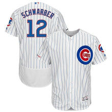 Load image into Gallery viewer, Kyle Schwarber Chicago Cubs Majestic Alternate Collection Flex Base Player Jersey - Royal/White