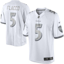 Load image into Gallery viewer, Joe Flacco Baltimore Ravens Nike Platinum Limited Jersey - White