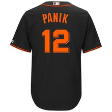 Load image into Gallery viewer, Joe Panik San Francisco Giants Majestic Cool Base Player Jersey - Cream/Black