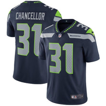 Load image into Gallery viewer, Kam Chancellor Seattle Seahawks Nike Vapor Untouchable Limited Player Jersey - College Navy