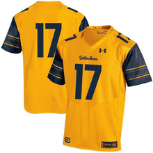 Load image into Gallery viewer, #17 Cal Bears Under Armour Replica Football Jersey - Gold