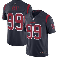 Load image into Gallery viewer, J.J. Watt Houston Texans Nike Color Rush Vapor Limited Jersey - Navy