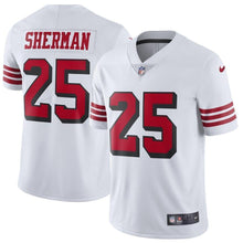 Load image into Gallery viewer, Richard Sherman San Francisco 49ers Nike Color Rush Vapor Untouchable Limited Player Jersey - White