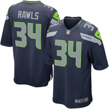Load image into Gallery viewer, Thomas Rawls Seattle Seahawks Nike Game Jersey - College Navy