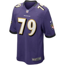 Load image into Gallery viewer, Ronnie Stanley Baltimore Ravens Nike Game Jersey - Purple