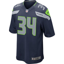 Load image into Gallery viewer, Thomas Rawls Seattle Seahawks Nike Game Jersey - College Navy