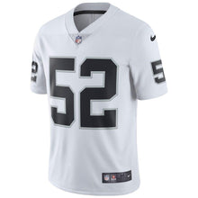 Load image into Gallery viewer, Khalil Mack Oakland Raiders Nike Vapor Untouchable Limited Player Jersey - White