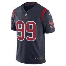Load image into Gallery viewer, J.J. Watt Houston Texans Nike Color Rush Vapor Limited Jersey - Navy