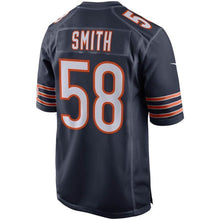 Load image into Gallery viewer, Roquan Smith Chicago Bears Nike 100th Season Game Jersey - Navy
