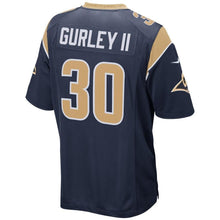 Load image into Gallery viewer, Todd Gurley II Los Angeles Rams Nike Super Bowl LIII Bound Game Jersey - Navy