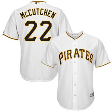 Load image into Gallery viewer, Andrew McCutchen Pittsburgh Pirates Majestic Cool Base Player Jersey - White